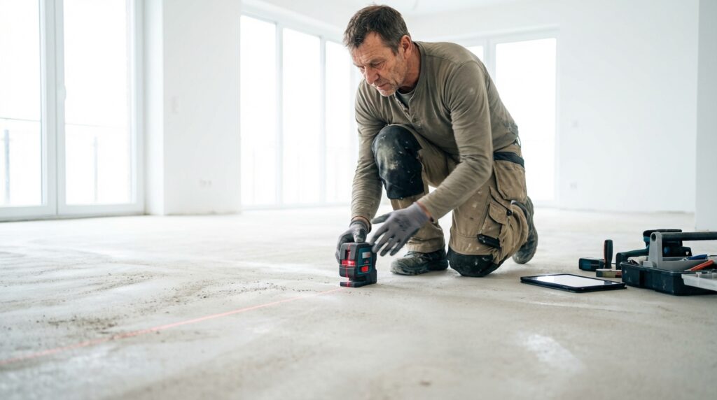 замер стяжки пола