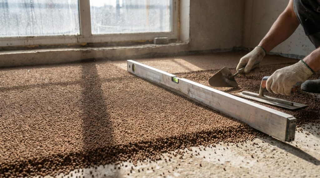 сухая стяжка пола